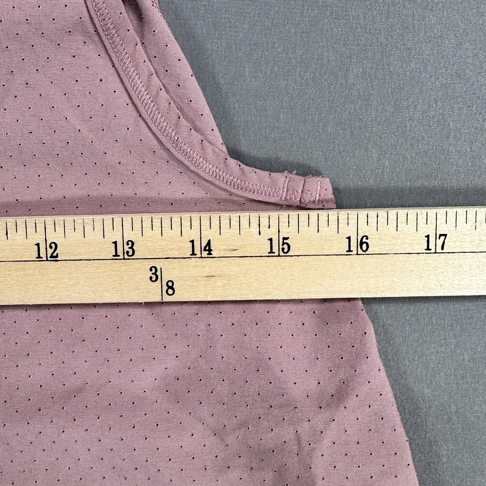 Lululemon Tank Top Womens Apx:Medium Pink Perforated Racerback Athletic Running - Picture 4 of 7